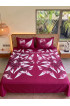 Hand Painted Rayon Bedsheet Set King Size Hand Painted Rayon Bedsheet Set King Size